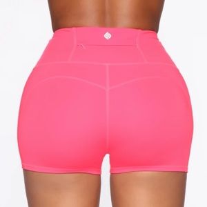 Hot pink Fashion Nova Athletic Shorts
